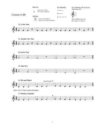 Clarinete   método - bandfolio - básico