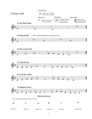 Clarinete   método - bandfolio - básico