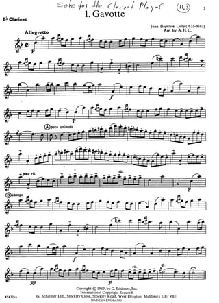 Clarinete   partitura - solos clássicos para clarinete soprano sib