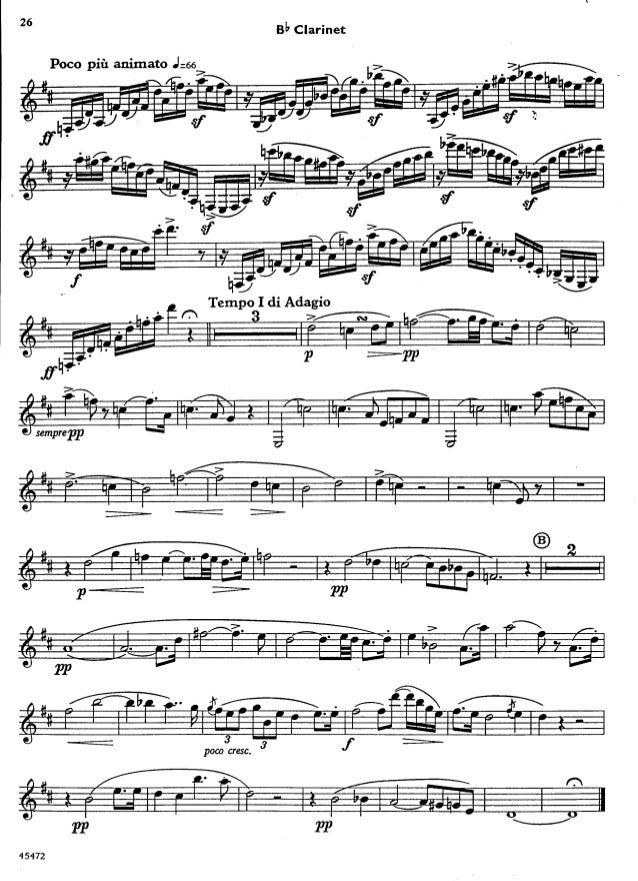 Clarinete Partitura Solos Classicos Para Clarinete Soprano Sib