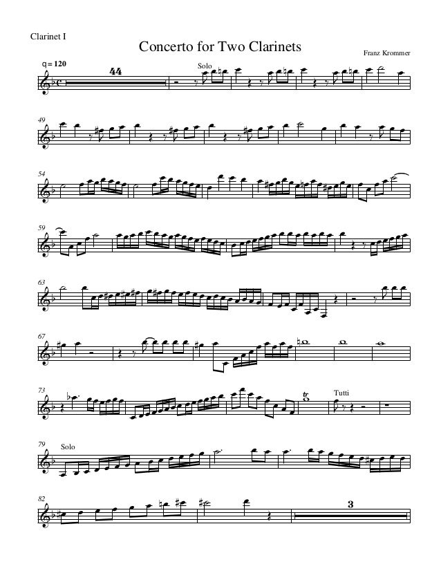 Clarinet institute Clearance