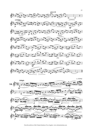 Clarinet various 32_studies | PDF