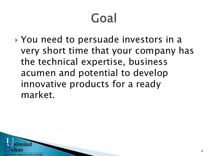 How To Make A Successful Pitch To Investors