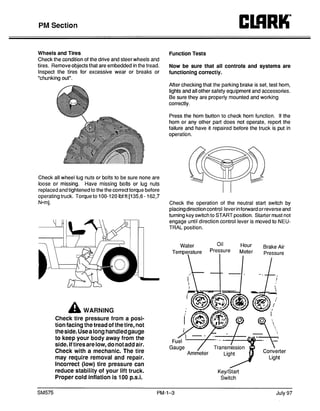 Clark c500, y225 s forklift service repair manual | PDF