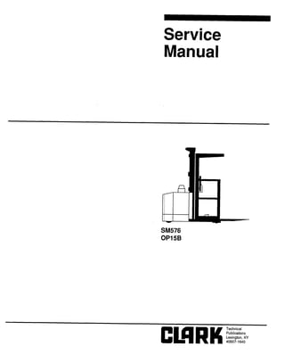 Service
Manual
SM576
OPI 5B
 