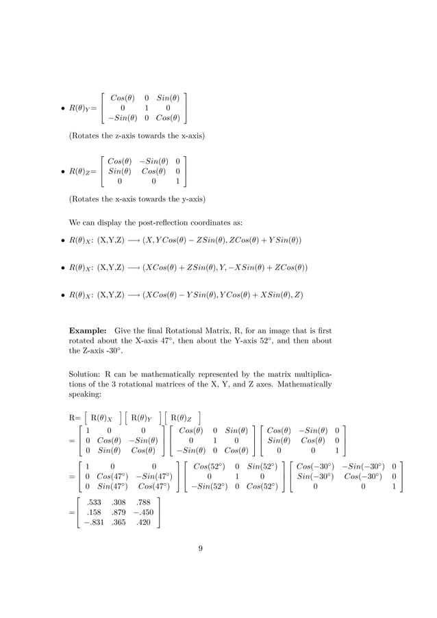 Computer Graphics & linear Algebra | PDF