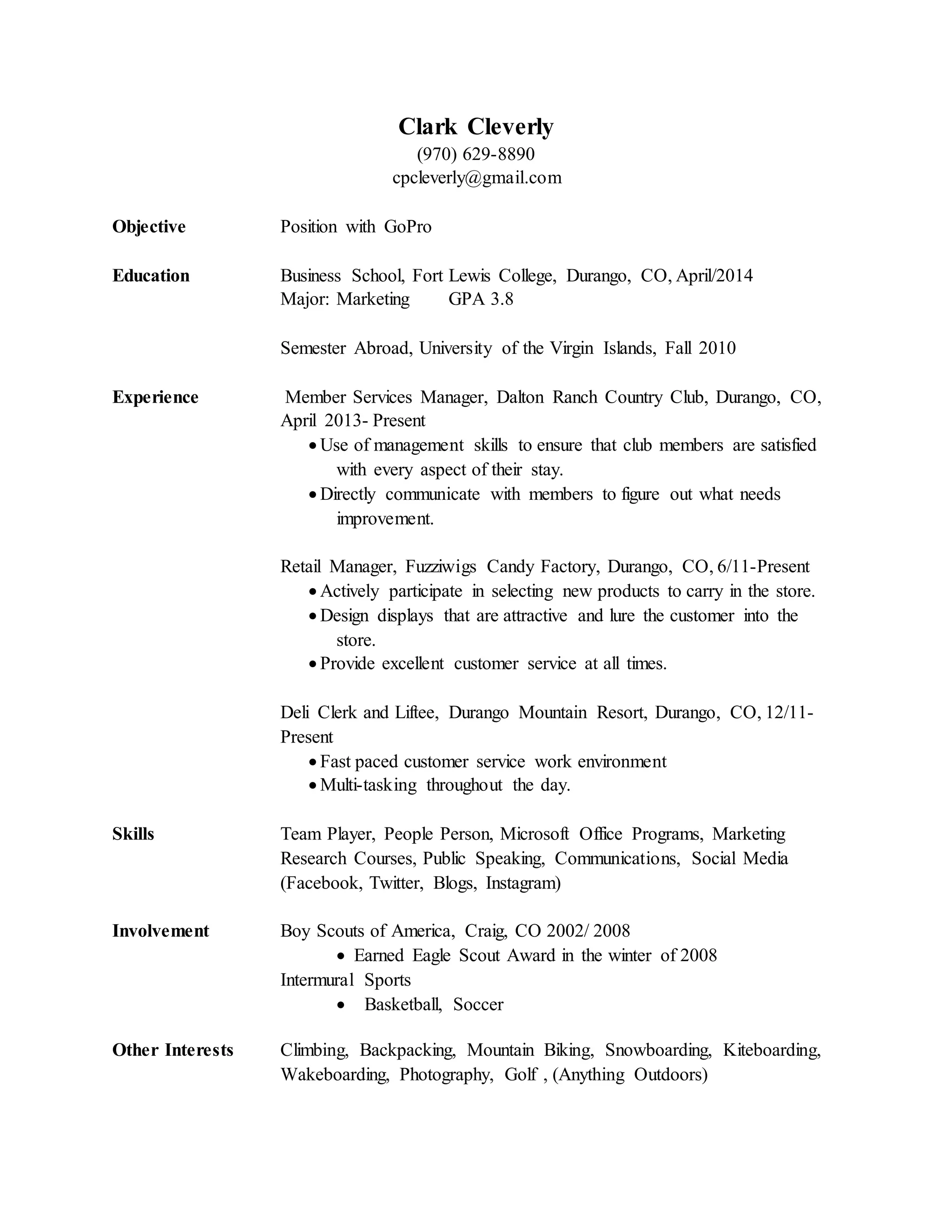 Clark resumer PDF - Clark Resumer 1 2048