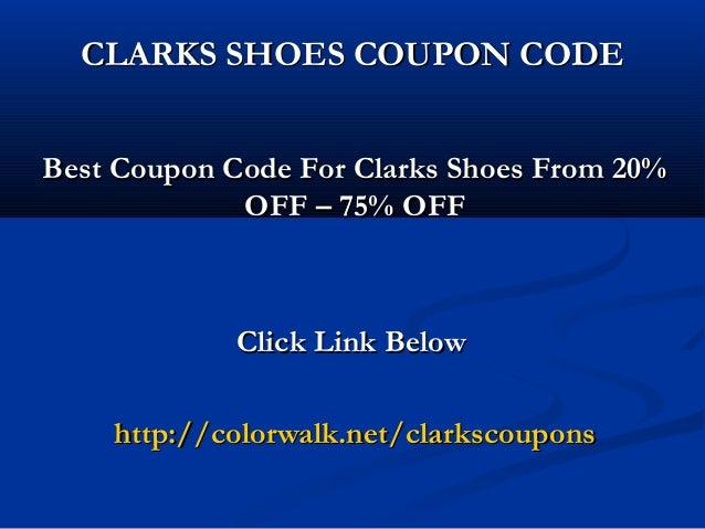 clarks shoes voucher