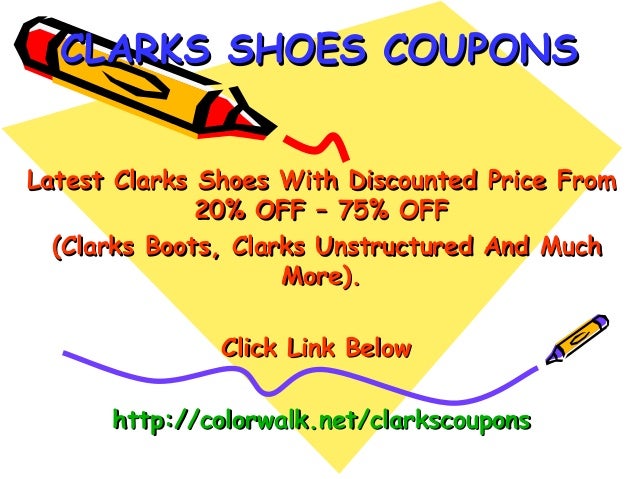 Clarks coupons february 2013 get 20% off and more