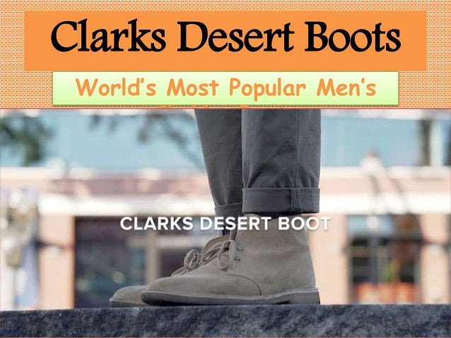 clarks desert boots style