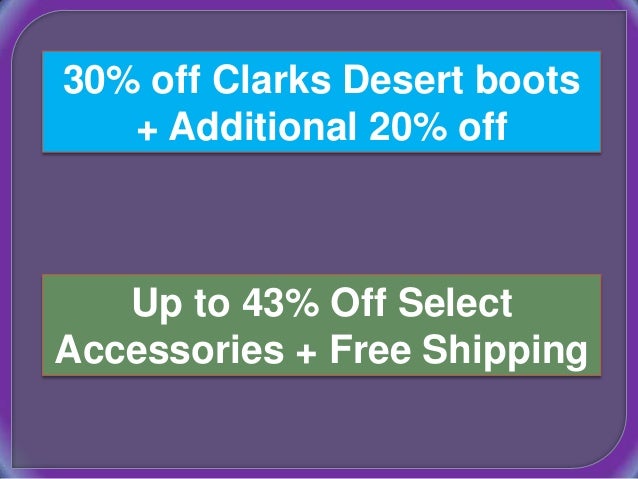Clarks 20 coupon code