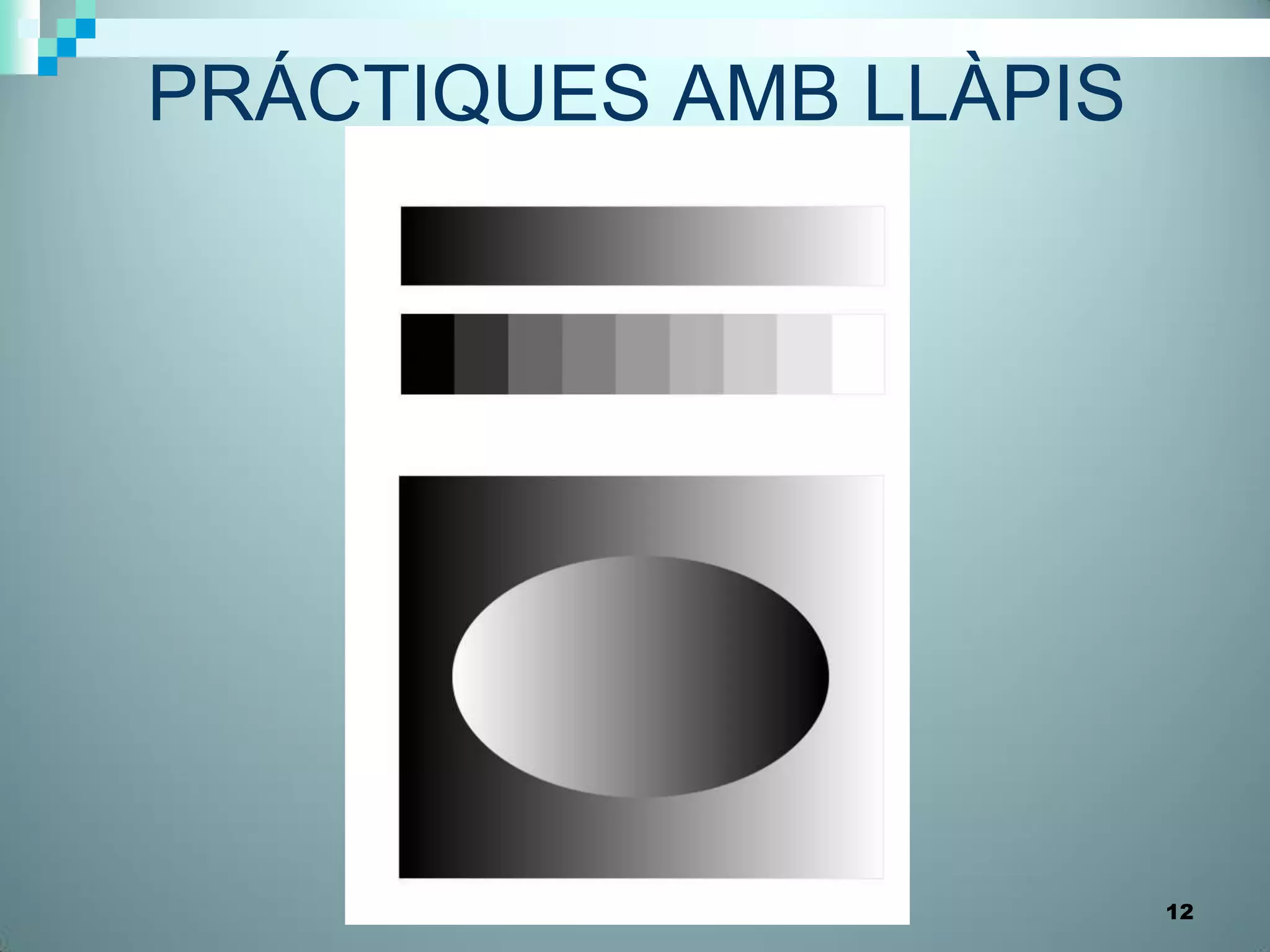 PRÁCTIQUES AMB LLÀPIS




                        12
 