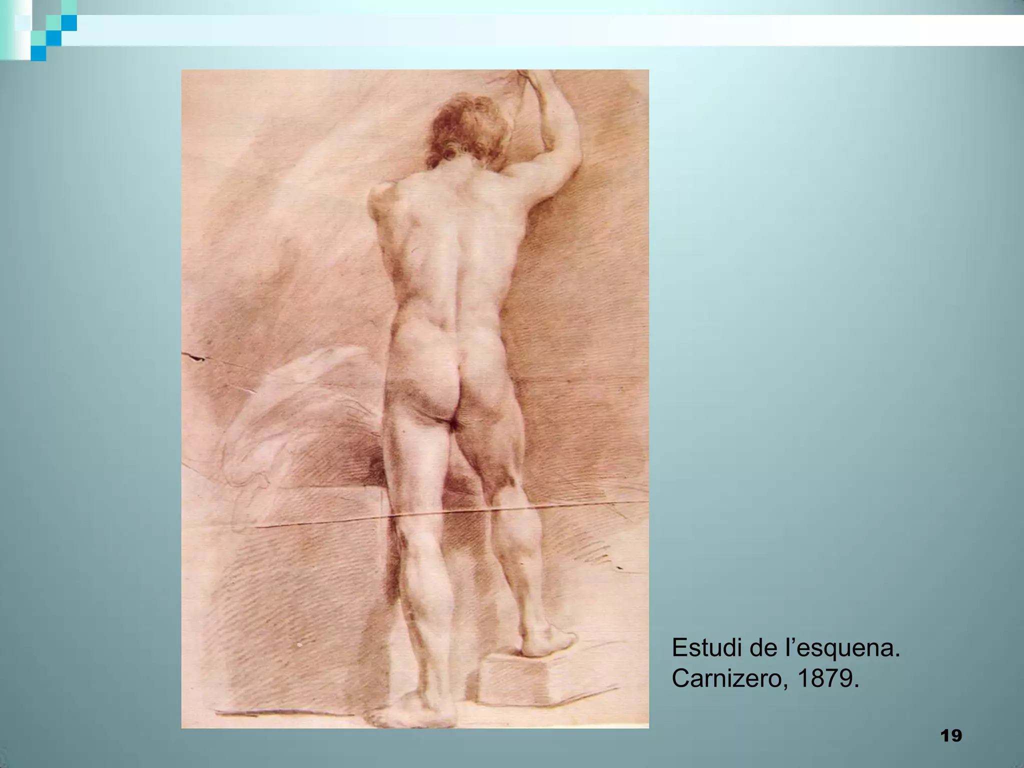 Estudi de l’esquena.
Carnizero, 1879.

                       19
 
