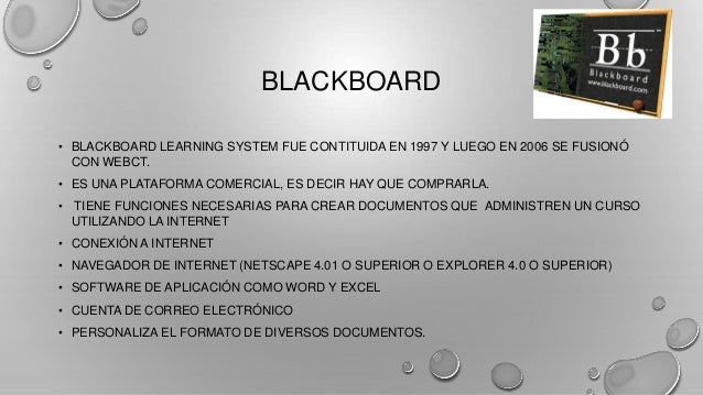 Claroline, Blackboard y Moodle