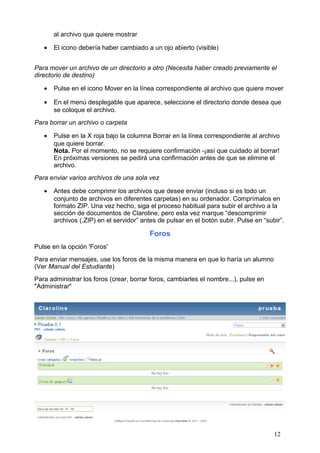 Claroline Manual Del Profesor