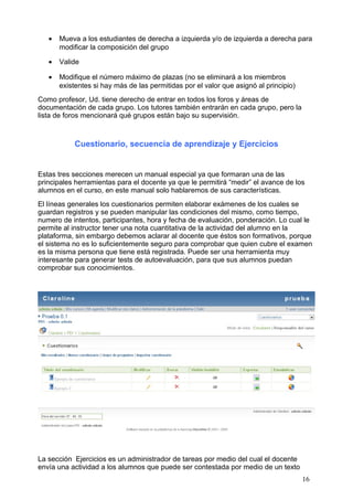 Claroline Manual Del Profesor
