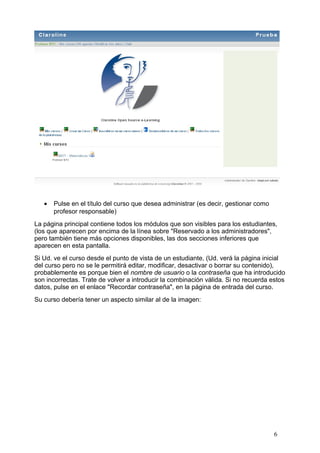 Claroline Manual Del Profesor