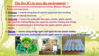 sustainable management of natural resources | PPTX