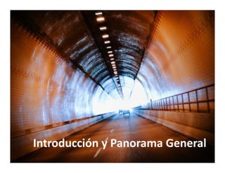 Introducción y Panorama General
Introd cción Panorama General
 