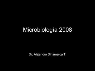 Microbiología 2008 Dr. Alejandro Dinamarca T. 