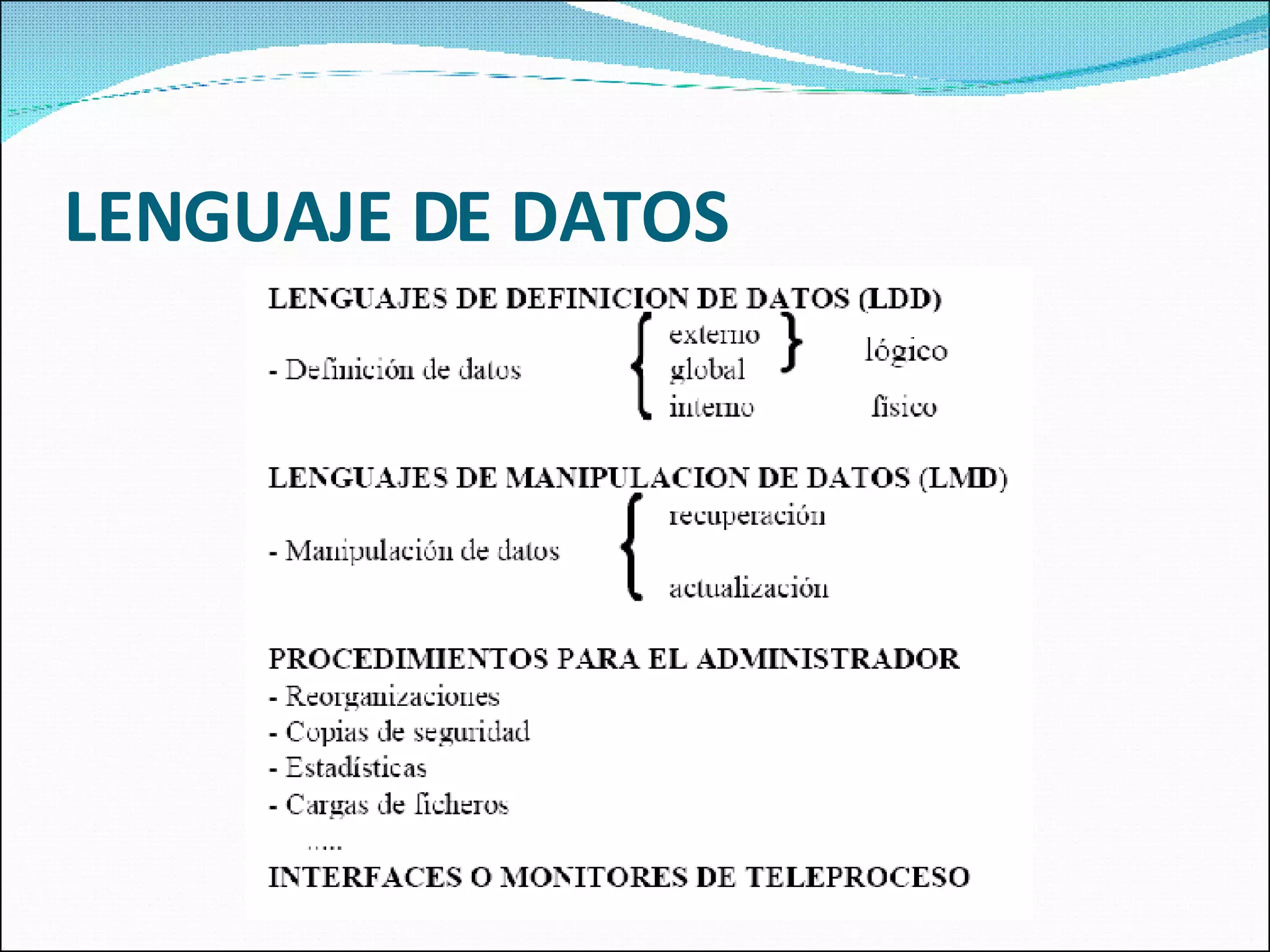 LENGUAJE DE DATOS 