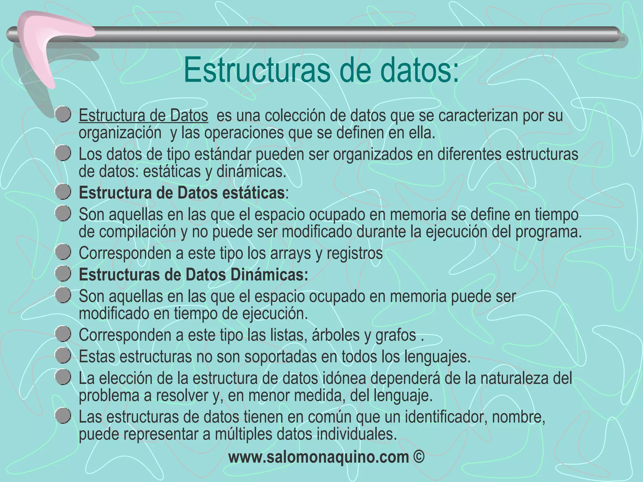 Clase 10 Estructuras De Datos Y Arreglos | PPT