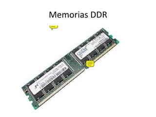 Memorias DDR
 