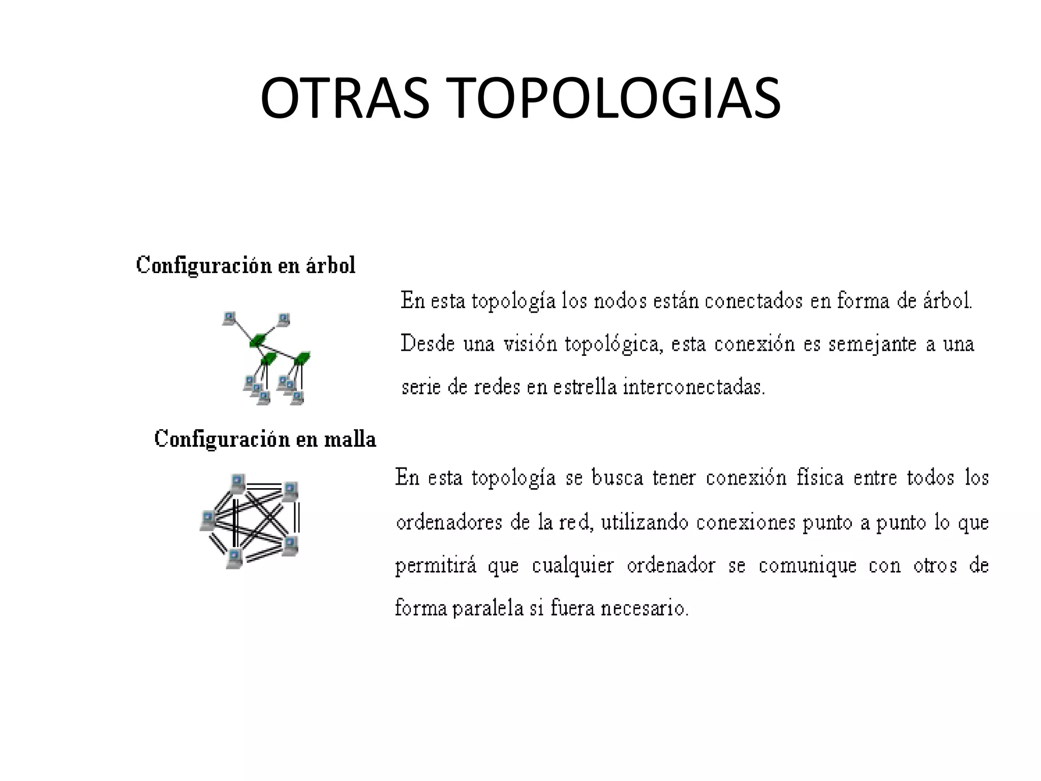 OTRAS TOPOLOGIAS
 