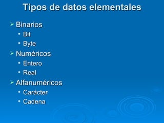 Clase I Estructura de Datos | PPT