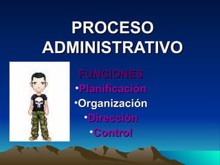 PROCESO ADMINISTRATIVO ,[object Object],[object Object],[object Object],[object Object],[object Object]