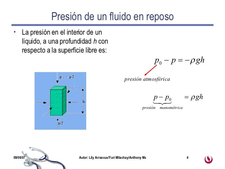 S1C2: Fluidos en reposo