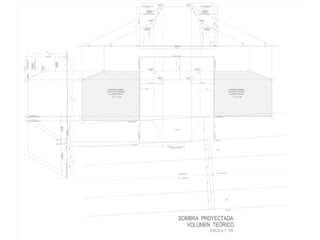 Proyecto de sombras, estudios de cabida, SANTIAGO