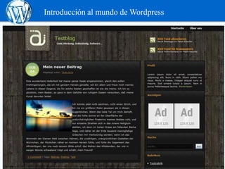 Introducción al mundo de Wordpress

11. Planificación de un sitio web
 