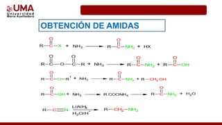 OBTENCIÓN DE AMIDAS
 