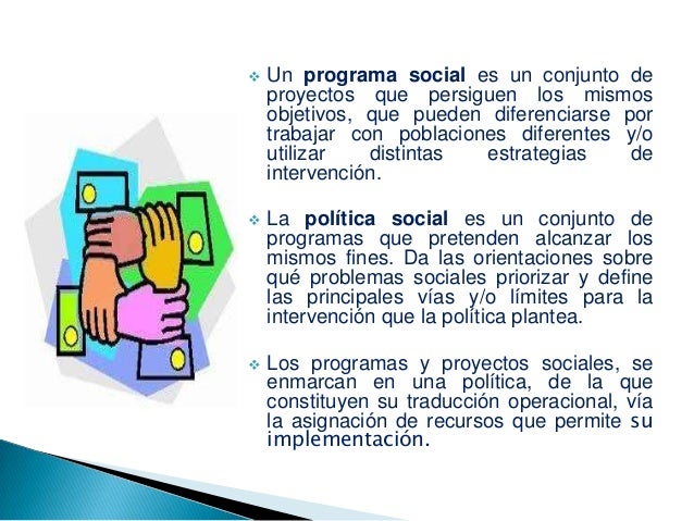 Desarrollo de proyectos sociales