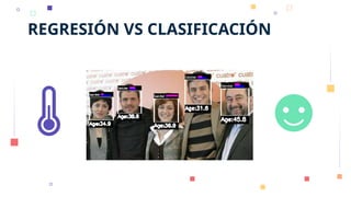REGRESIÓN VS CLASIFICACIÓN
 