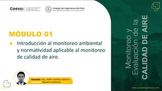 Clase 01 - Monitoreo y Evaluación de la Calidad de Aire.pdf