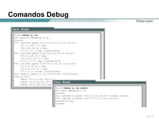 Comandos Debug 