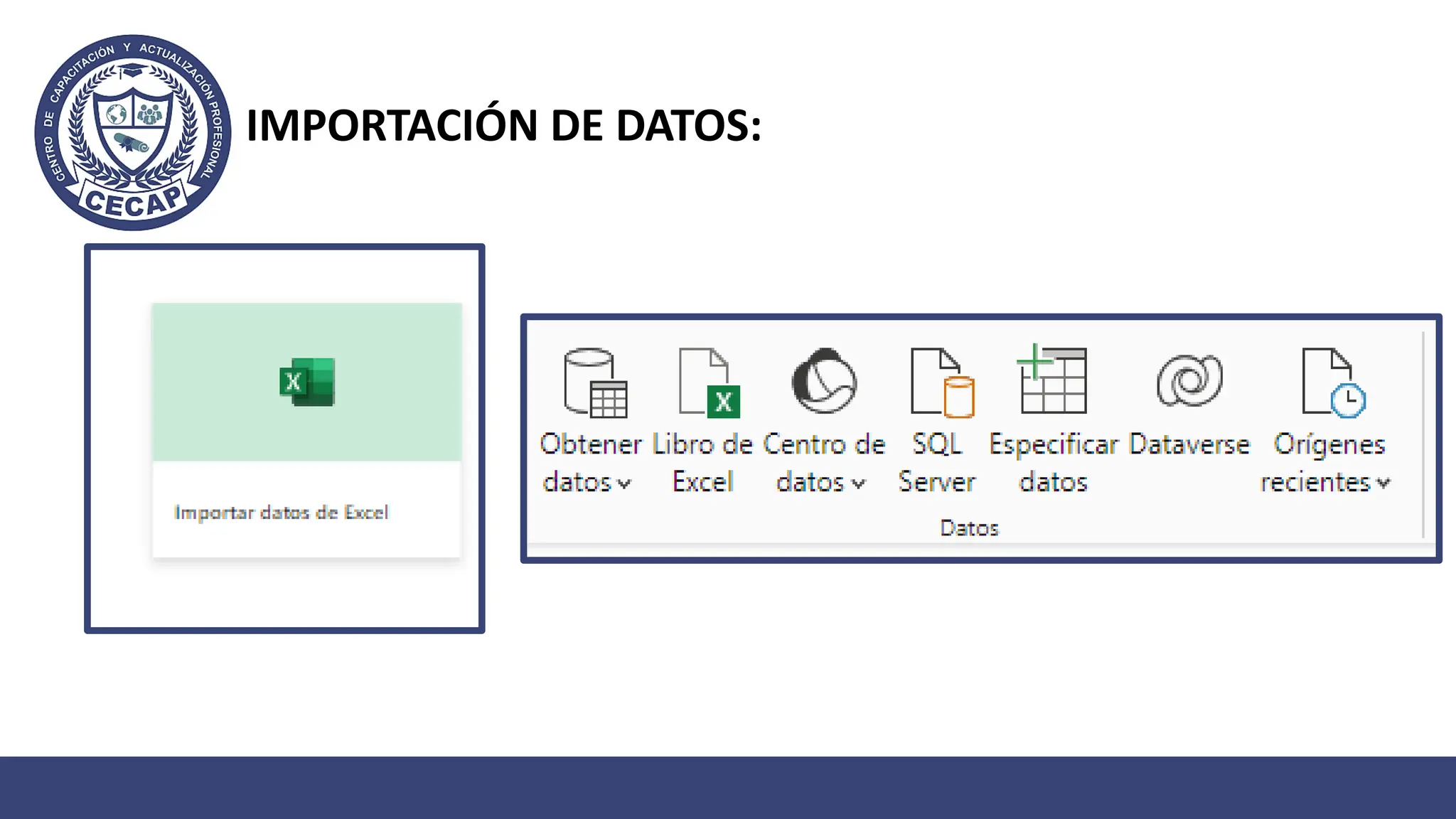 IMPORTACIÓN DE DATOS:
 