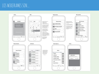 LOS WIREFRAMES SON… 
 