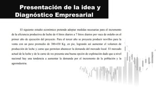 Presentación de la idea y
Diagnóstico Empresarial
 