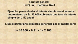CLASE 02 DE MATEMÁTICA FINANCIERA, INTERES SIMPLE Y EJERCICIOS.pptx