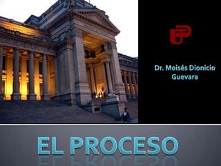 Dr. Moisés Dionicio Guevara EL PROCESO 