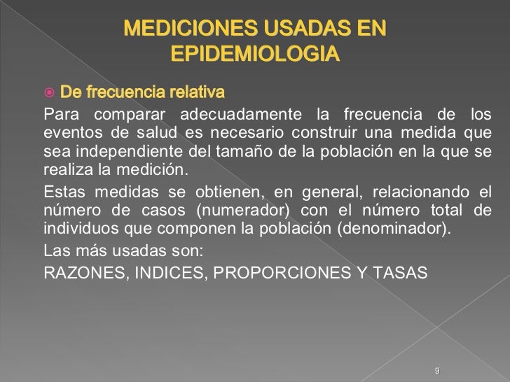 Clase 03. medidas en epidemiologia