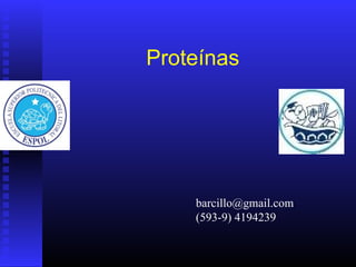 Proteínas [email_address] (593-9) 4194239 