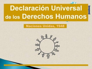 Declaración Universal
de los Derechos Humanos
Naciones Unidas, 1948
 