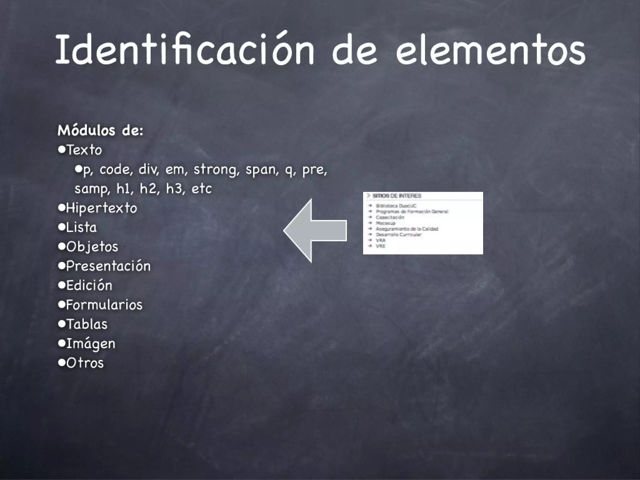 Marcado HTML Resumen y Evaluación