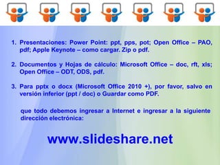Clase 04 - Guia de slideshare | PPTX