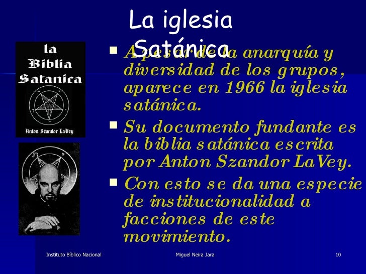 Los Mandamientos De La Biblia Satanica