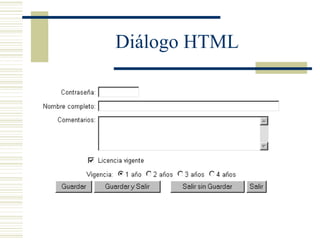 Diálogo HTML 